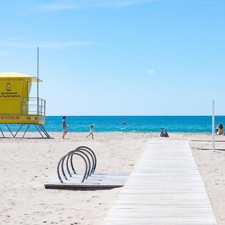 Beach Apartment IV Coeur De Plage カステルデフェルス エクステリア 写真